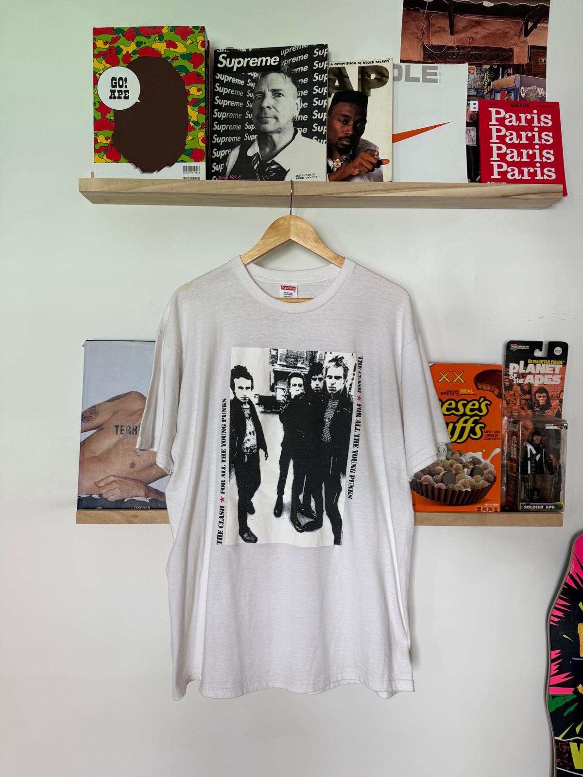 Supreme x The Clash tee