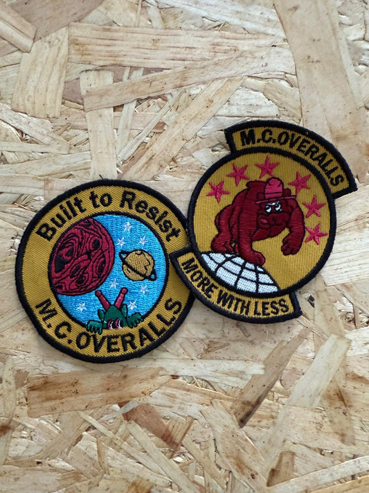 M.C Overalls embroidered patches