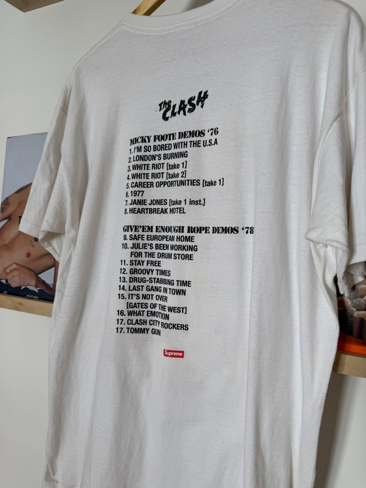 Supreme x The Clash tee