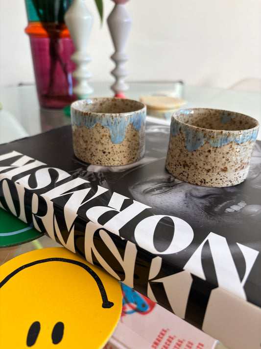 Doppiocotto handmade handleless coffee cups