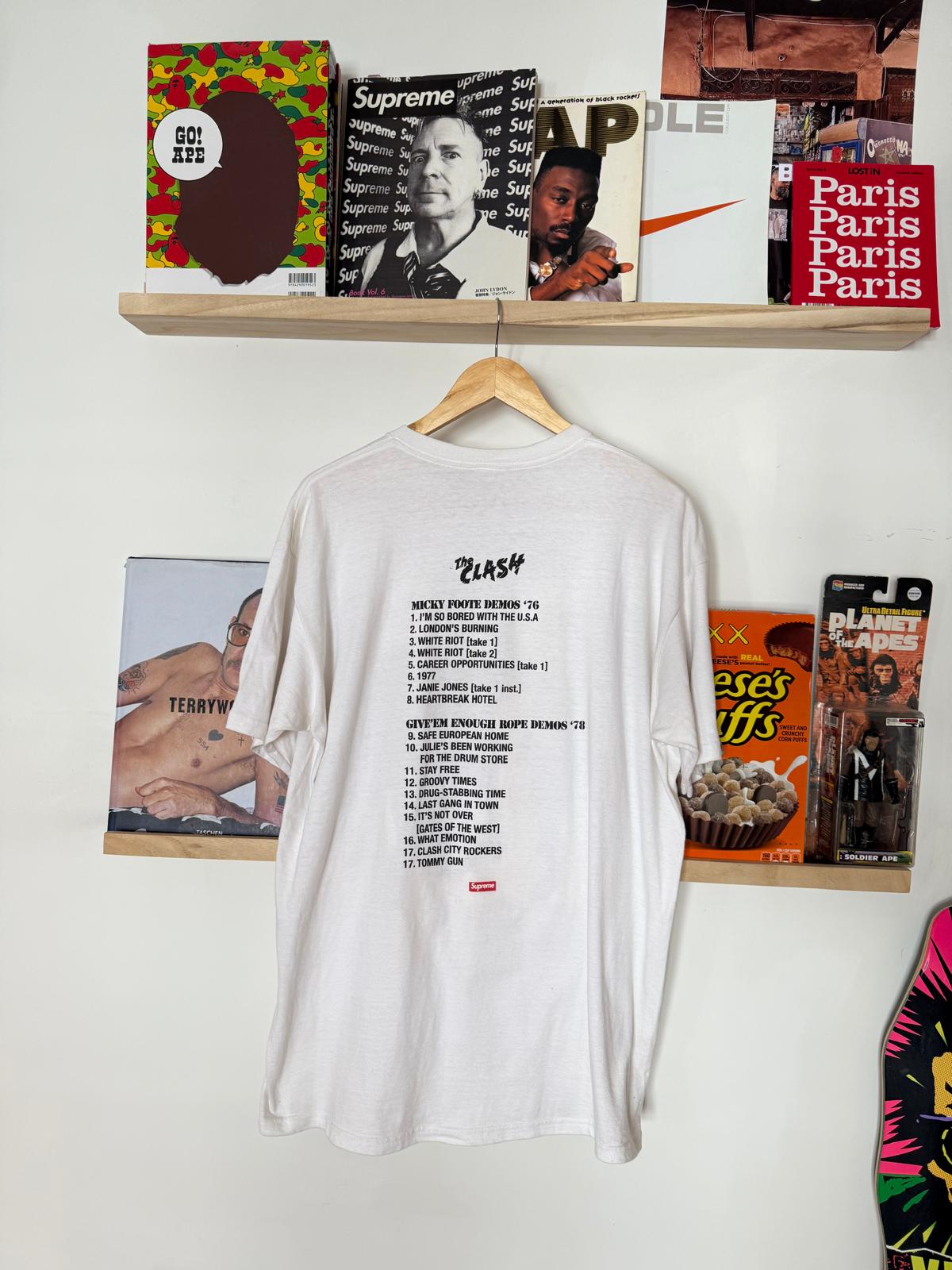 Supreme x The Clash tee