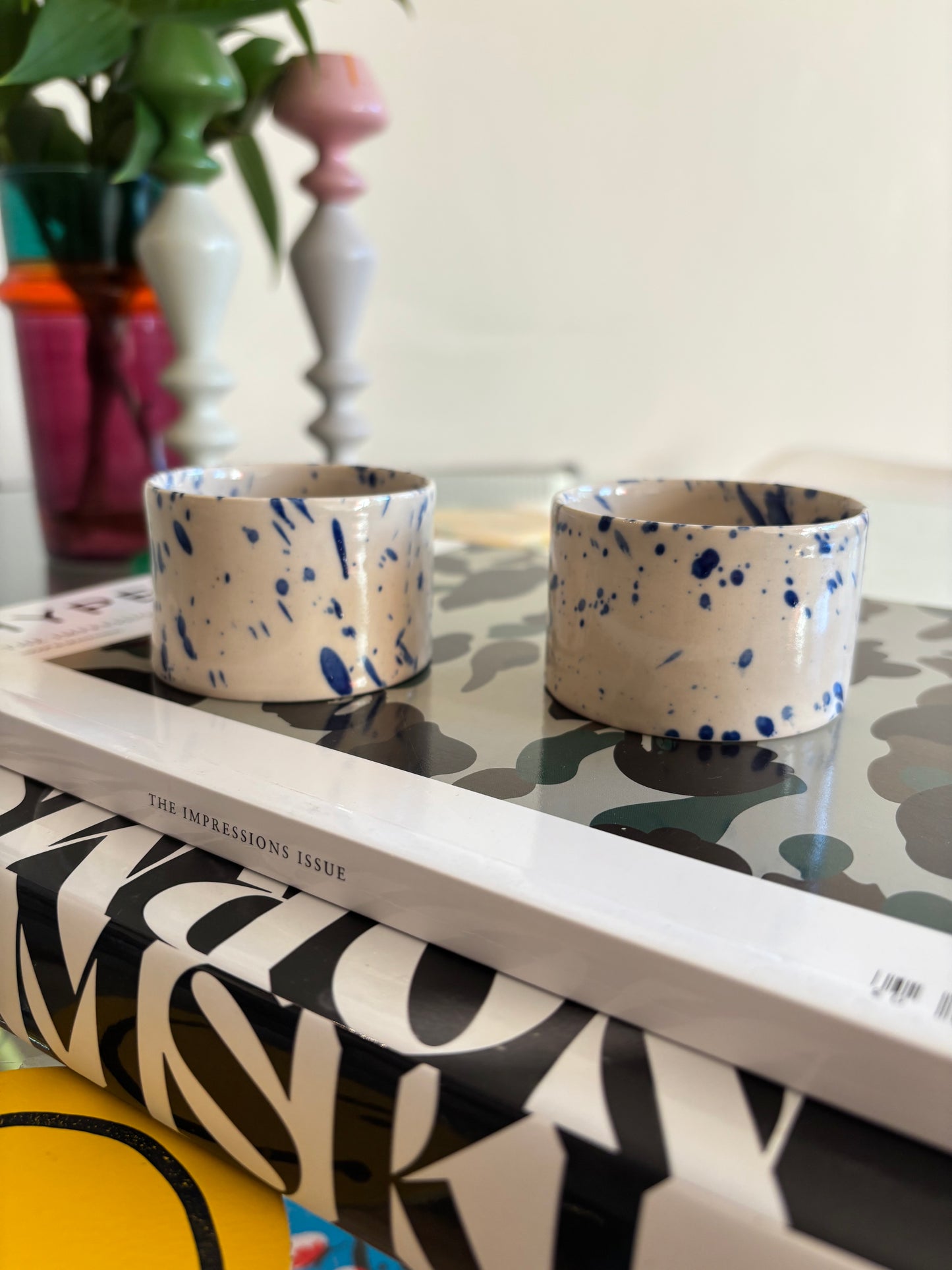 Doppiocotto handmade handless cups