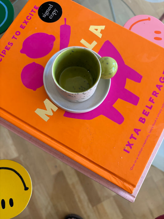 Doppiocotto handmade espresso cup with saucer