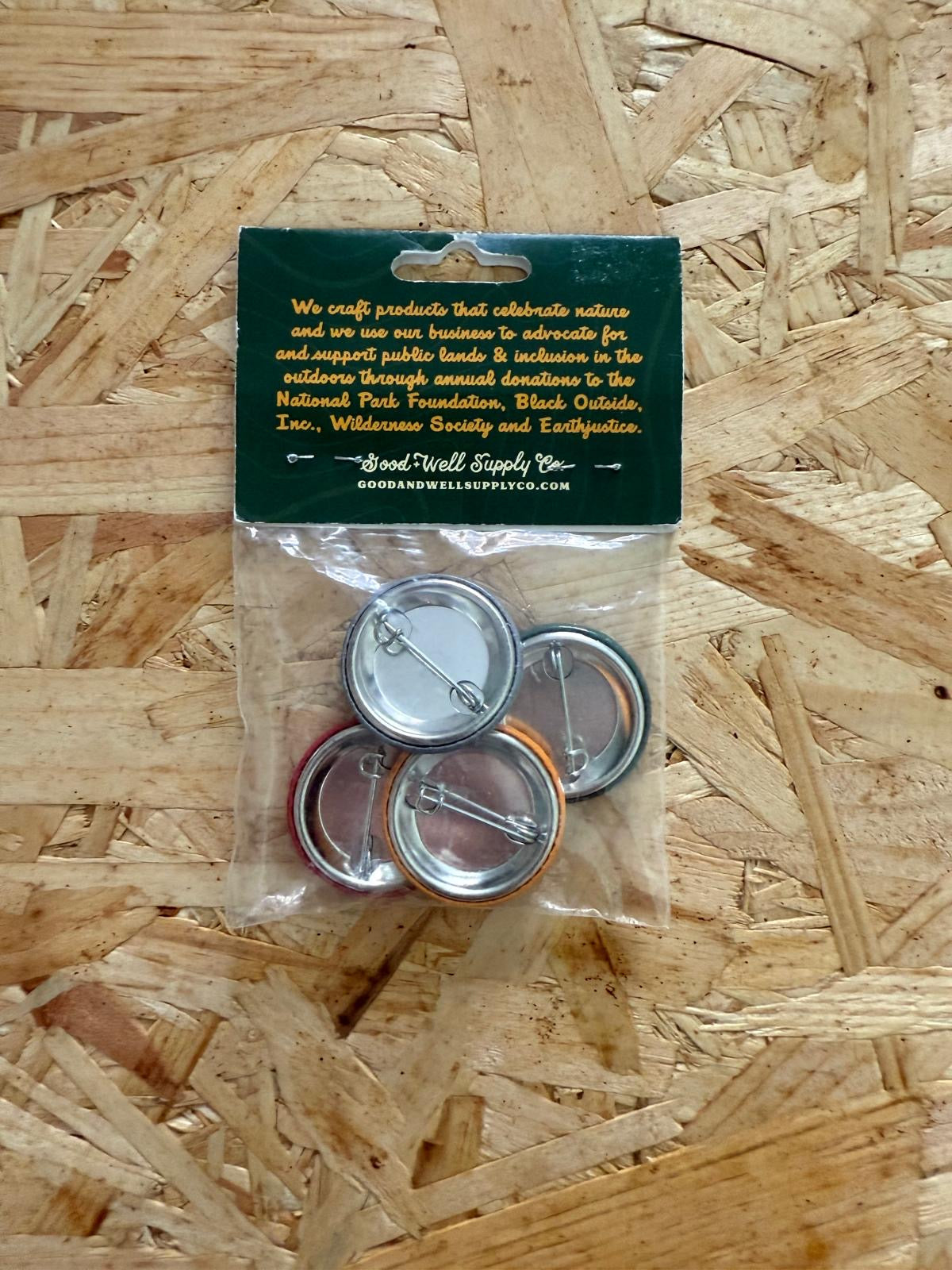 Associated pin badges