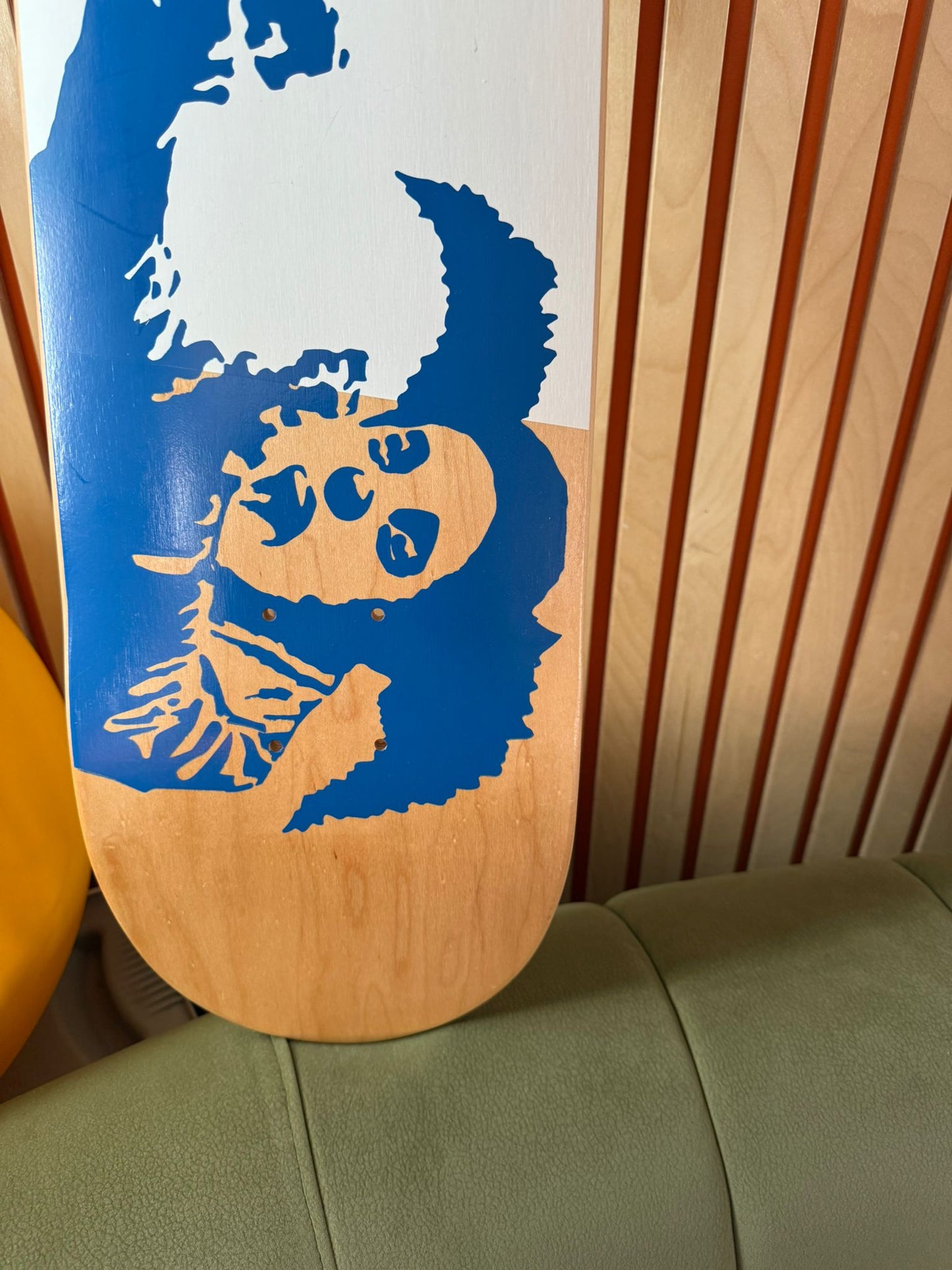 Welcome clown skate deck