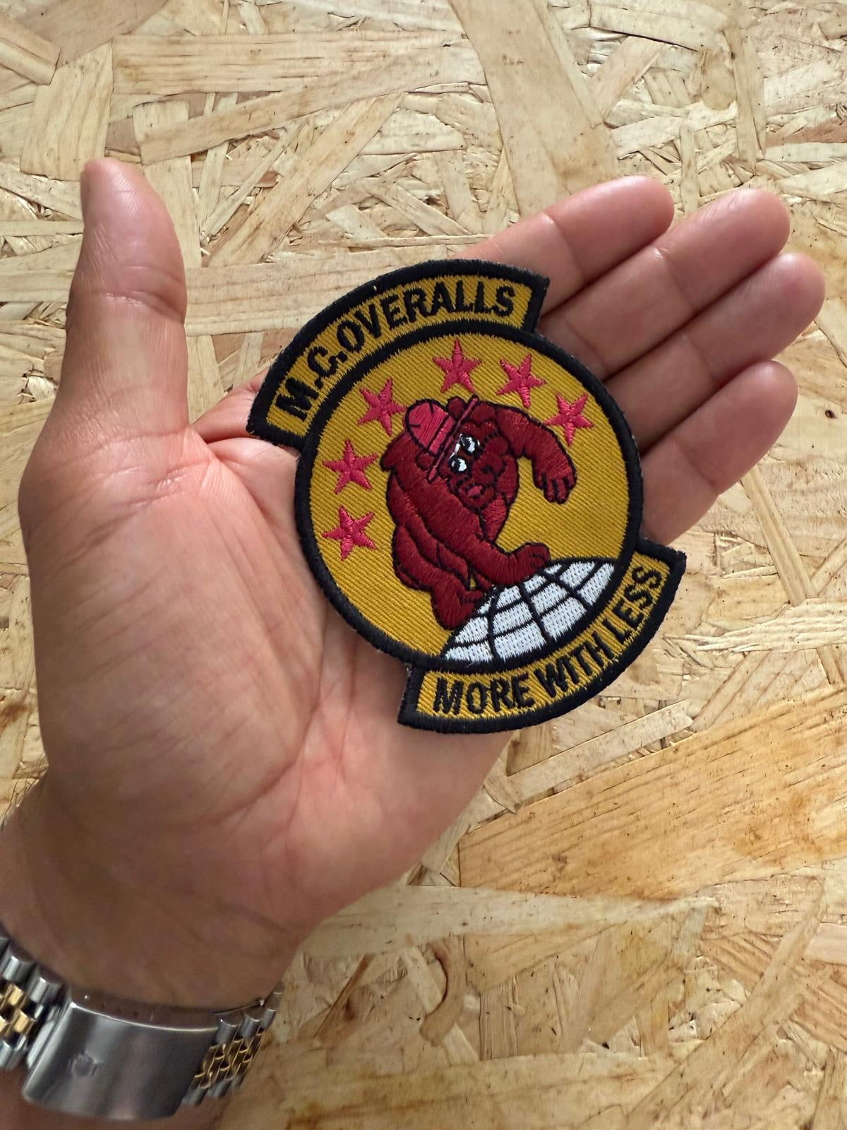 M.C Overalls embroidered patches