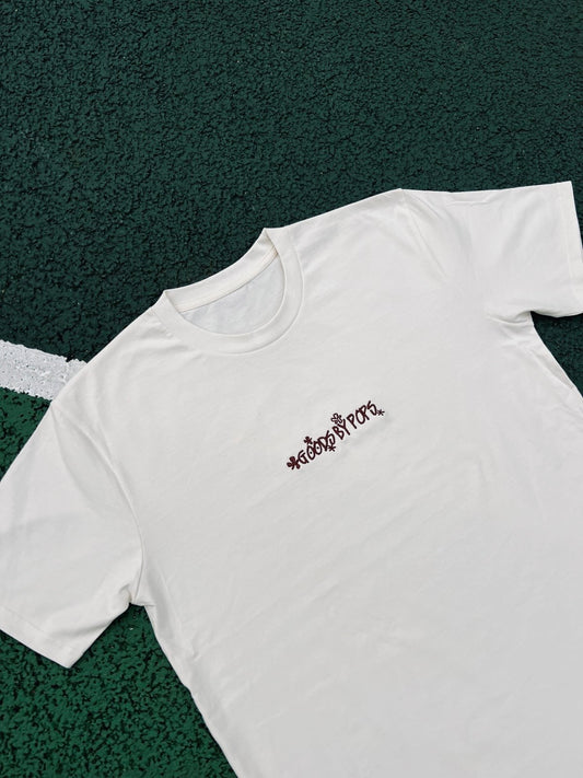 Embroidered Script tee