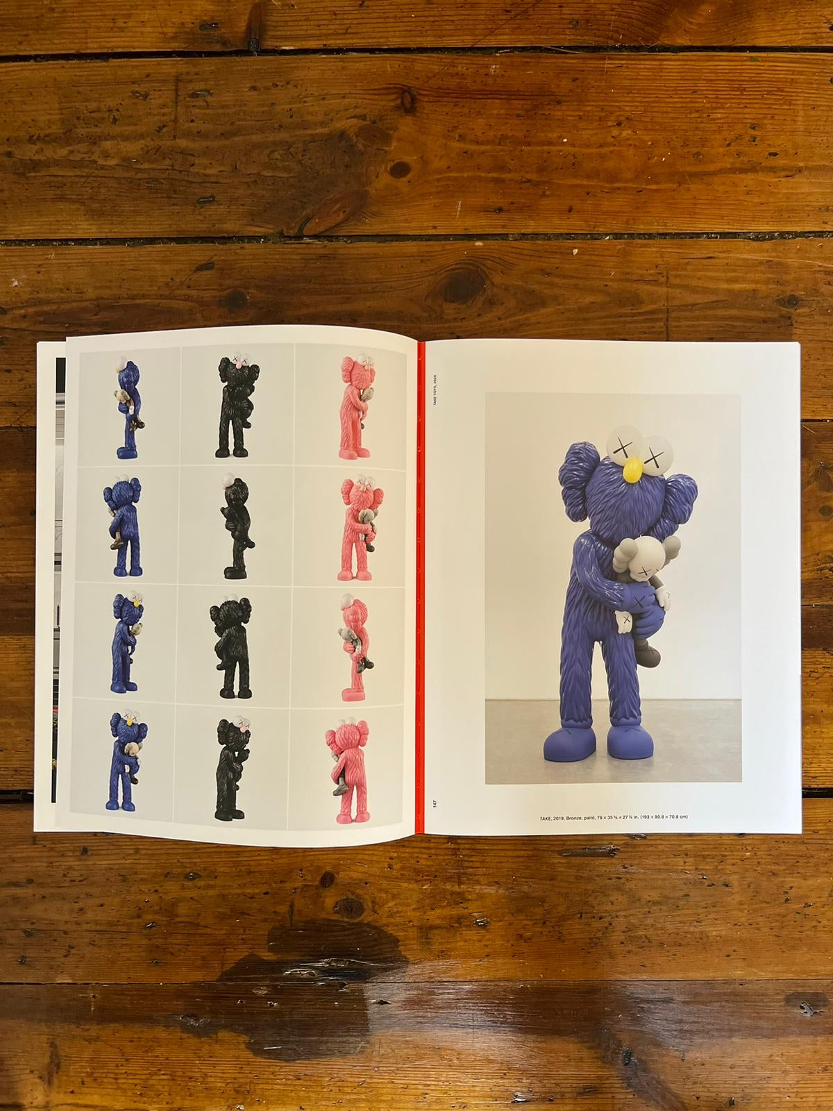 KAWS hardback in case